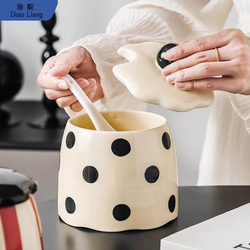 高值猪油罐颜家可放用冰箱网红调料罐L-101885陶瓷耐高温荤油罐子,厨房/烹饪用具,调料置物架,淘宝优惠券,粉丝福利购,淘宝优惠卷