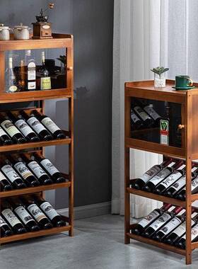 红酒架子置物靠架家用小酒柜酒格子吧F97MS6J8酒台展示架放装饰简