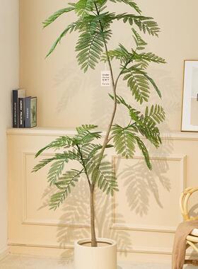 蓝花楹仿真绿高端轻奢室内客厅植景盆装花仿tb-75442饰生植物大型