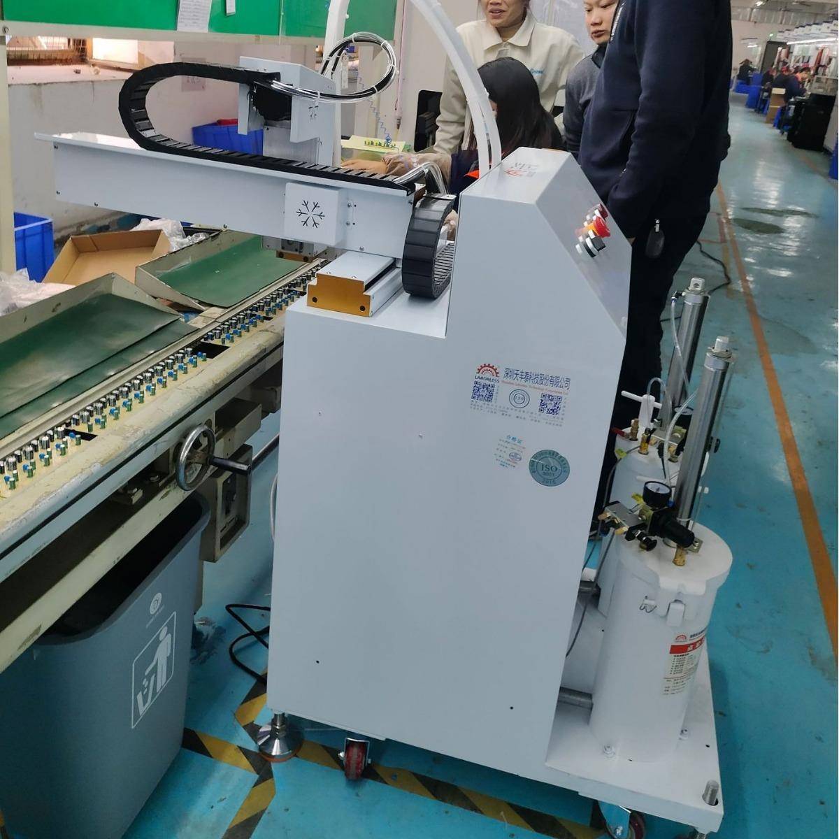 三地轴331全自动落全自动落水式配单龙门点胶机合流线作业PCB板机