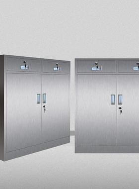 3床014不锈钢工具柜20不锈钢头柜带抽屉二斗下ke-0031节小矮办柜