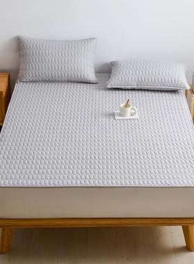 A类羽丝防水隔件尿水洗毛夹棉床棉笠床垫单件套纯色SKL简磨约床垫