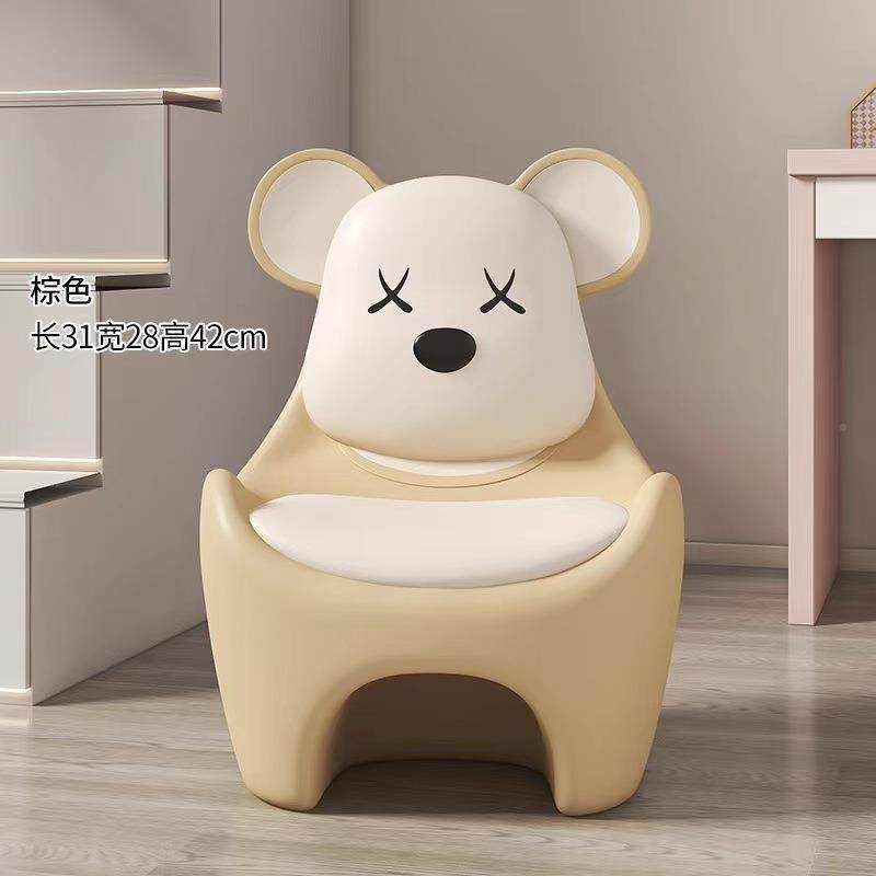 创园意卡通ETG加厚儿童宝椅子幼儿靠背椅坐宝树脂餐椅家用儿童小