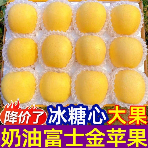 正宗黄金奶油富士苹果新鲜水果