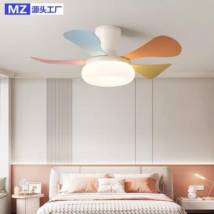 2025新款 儿童房风扇灯现代简约卧室房间大气餐厅书房吸顶风扇灯具