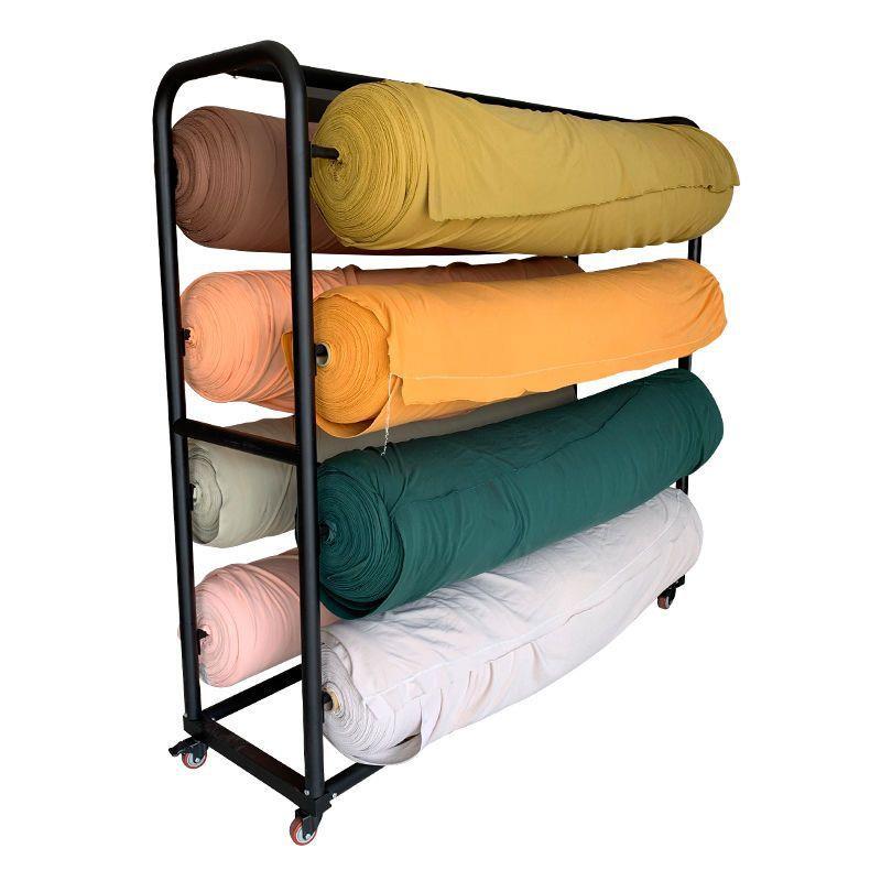 羊剪绒毛呢展示架货架纺织布样架布卷展示架布匹皮革架面料桌布