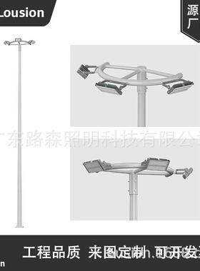 LED高杆灯广场8米10米12米20米25米30米足球场篮球场灯升降投光灯