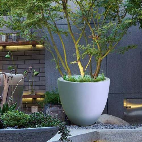 玻璃钢花盆厂家商场开业户外写字楼景观美陈花盆落地酒店种植花缸