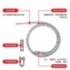 电缆牵引拉线网套电线导线网套旋转连接器抗弯连接器拉紧套蛇皮套