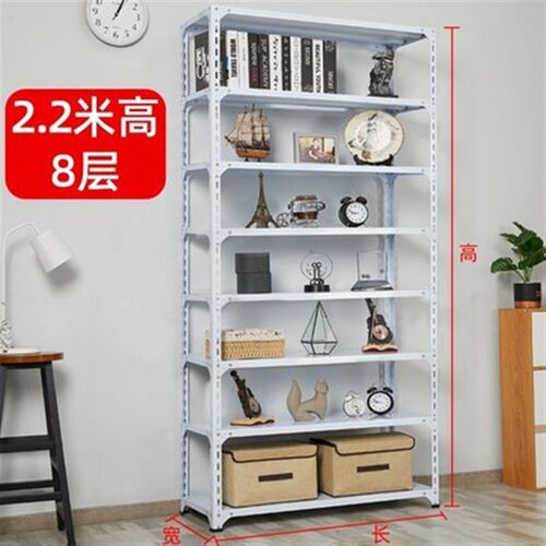 KI9S7层货架家用阳台置物架多8层落地超市仓库展示架铁架子角钢储