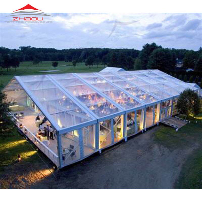 大气铝合金婚庆透明篷房 派对活动酒会透明蓬房 商业透明篷房
