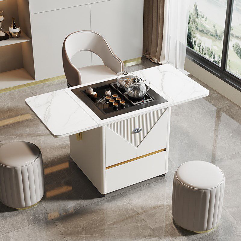多功能岩板可移动泡茶茶台阳台折叠茶桌椅组合家用小户型茶车轻奢,住宅家具,家用茶台/茶桌,淘宝优惠券,粉丝福利购,淘宝优惠卷