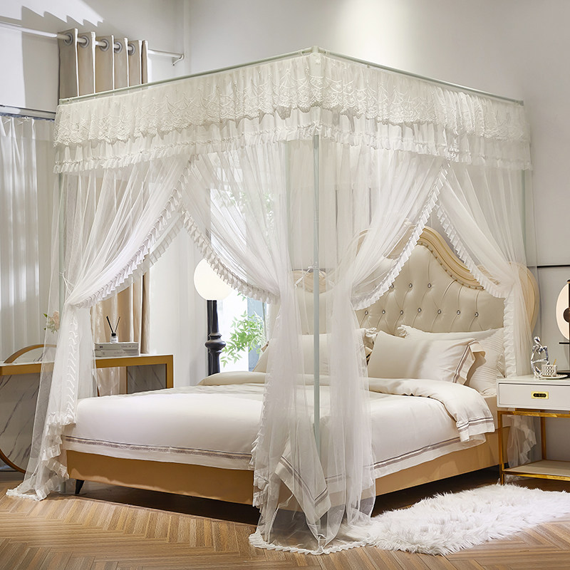 2024新款落地蚊帐家用卧室公主风床幔加厚大床1.8宫廷高级纹账,床上用品,蚊帐,淘宝优惠券,粉丝福利购,淘宝优惠卷