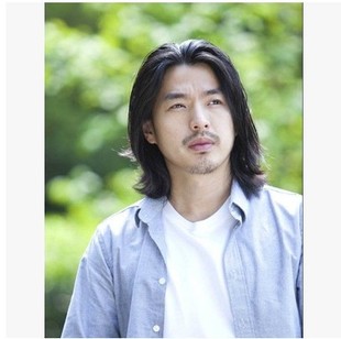 时尚中分假发直发整顶男生假发帅气男士假发长发中分浏海逼真短发