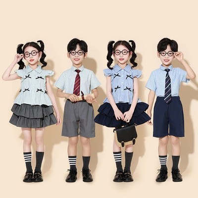 儿童学院风演出服幼儿园运动会六一毕业班服学生国庆合唱演讲表演