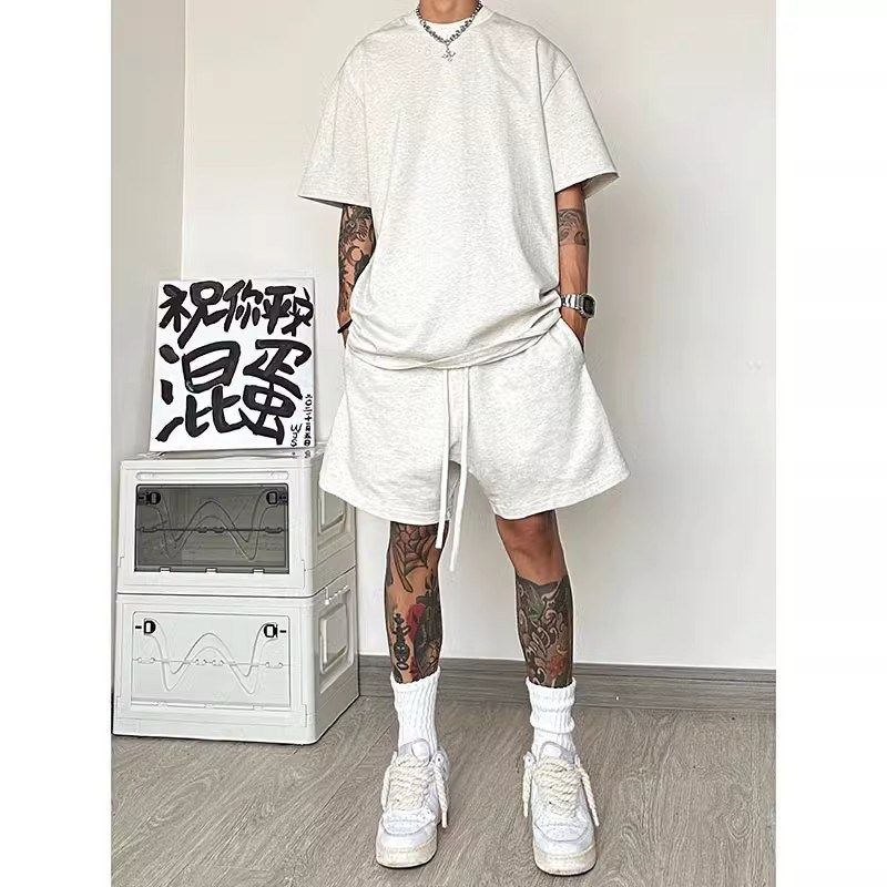 特大码300斤重磅美式短裤男夏季宽松休闲运动裤潮牌高级感五分裤2,男装,短裤,淘宝优惠券,粉丝福利购,淘宝优惠卷