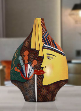 创意摆件特色家居装饰品客厅玄关博古架创意陶瓷艺术办公室装饰品