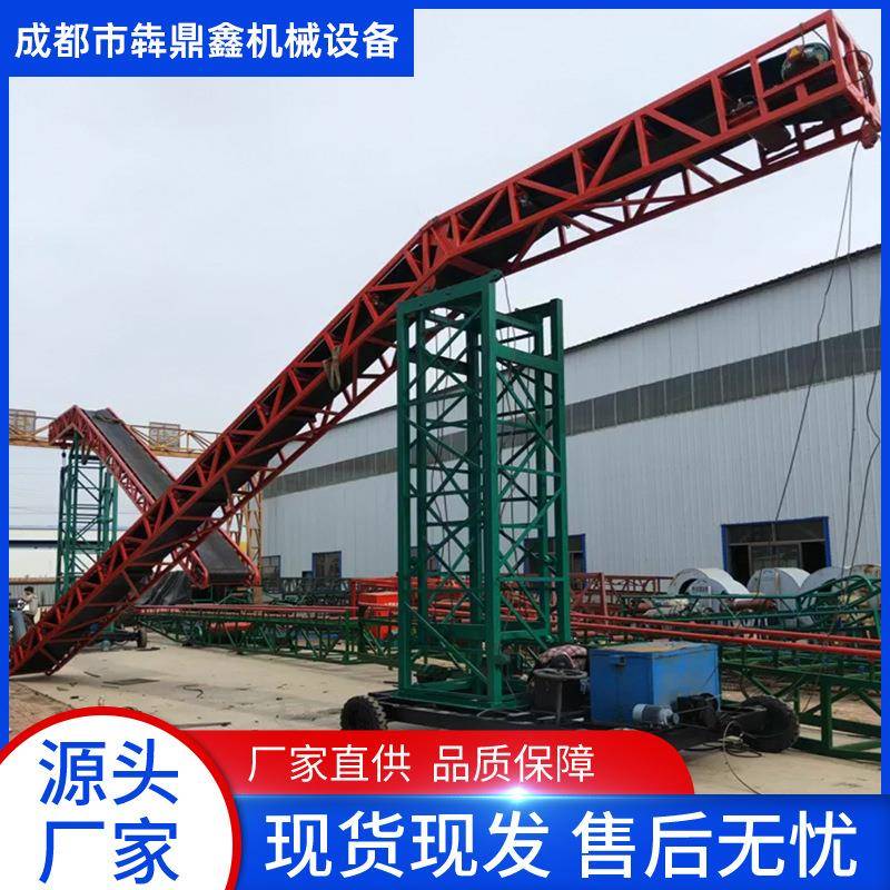 移动伸缩输送机升降皮带传送带加厚爬坡运输机重型集装箱装车卸货