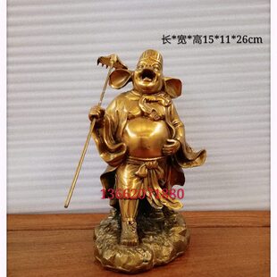 飞龙纯铜猪八戒天蓬铜猪铜像工艺品家居摆件