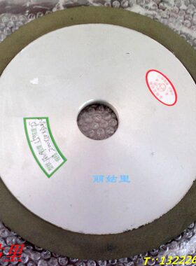 金钢石砂轮单斜边砂轮绿色超硬斜口砂轮200*10*32*10MM单斜边砂轮