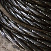 5FC 江苏四股钢丝绳光面不旋转4V 39S 17mm吊机专用钢丝绳