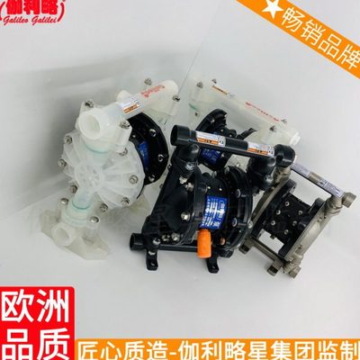 塑料耐腐蚀泵 塑料气动隔膜泵 隔膜泵进口 鄂往复泵Galileo Galil