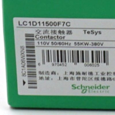 LC1D11500F7C接触器LC1D11500F7C 115A 110V三级交流接触器