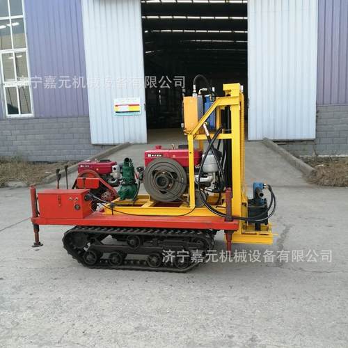 深水井履带液压式打井钻机小型200米履带液压地质勘探水井钻机