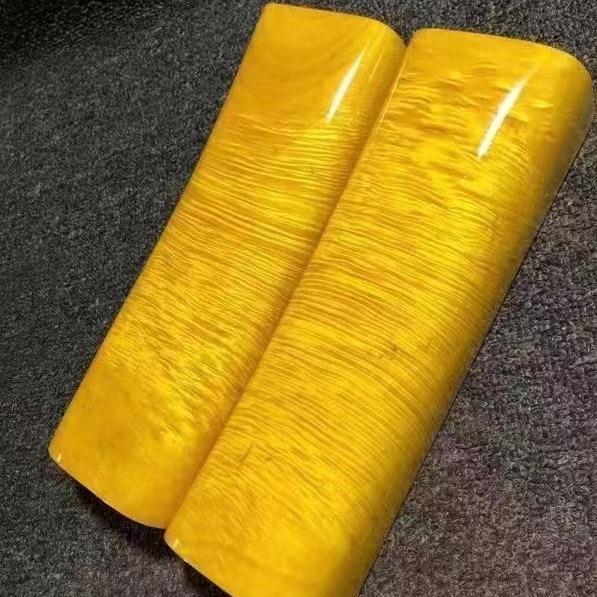 金丝楠阴沉木小叶桢楠原木乌木绿料枕头满金丝水波手把件摆件