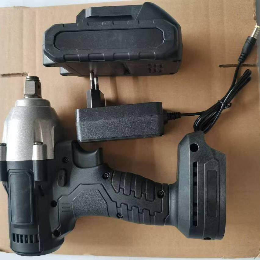 外贸跨境21V黑土一体电动扳手