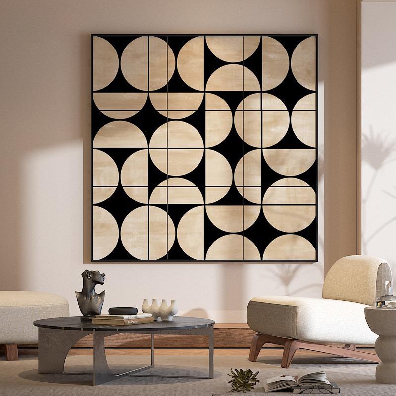 现代客厅卧室玄关装饰画酒店装饰黑白灰艺术极简抽象画售楼处挂画