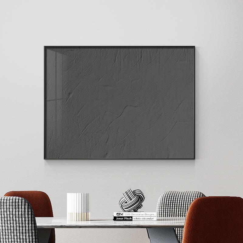 黑色电表箱装饰画现代简约遮挡配电箱电闸盒弱电箱盖板挂画免打孔