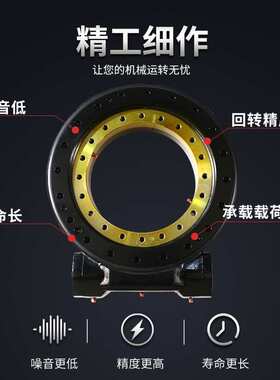 SE17-102-HR回转驱动装置高空作业车蜗轮蜗杆减速机混凝土泵车驱