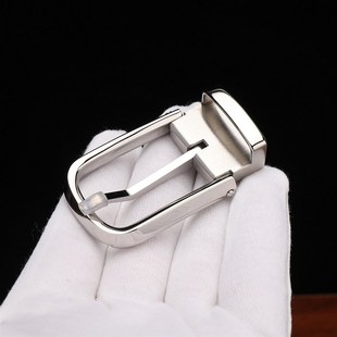 腰带扣头女士2.5配 3.5cm裤 皮带头针扣男士 3.8不锈钢皮带扣头3.0