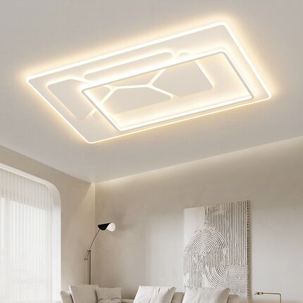 客厅主灯现代简约大气led吸顶灯新款奶油风卧室餐厅灯家用房间灯