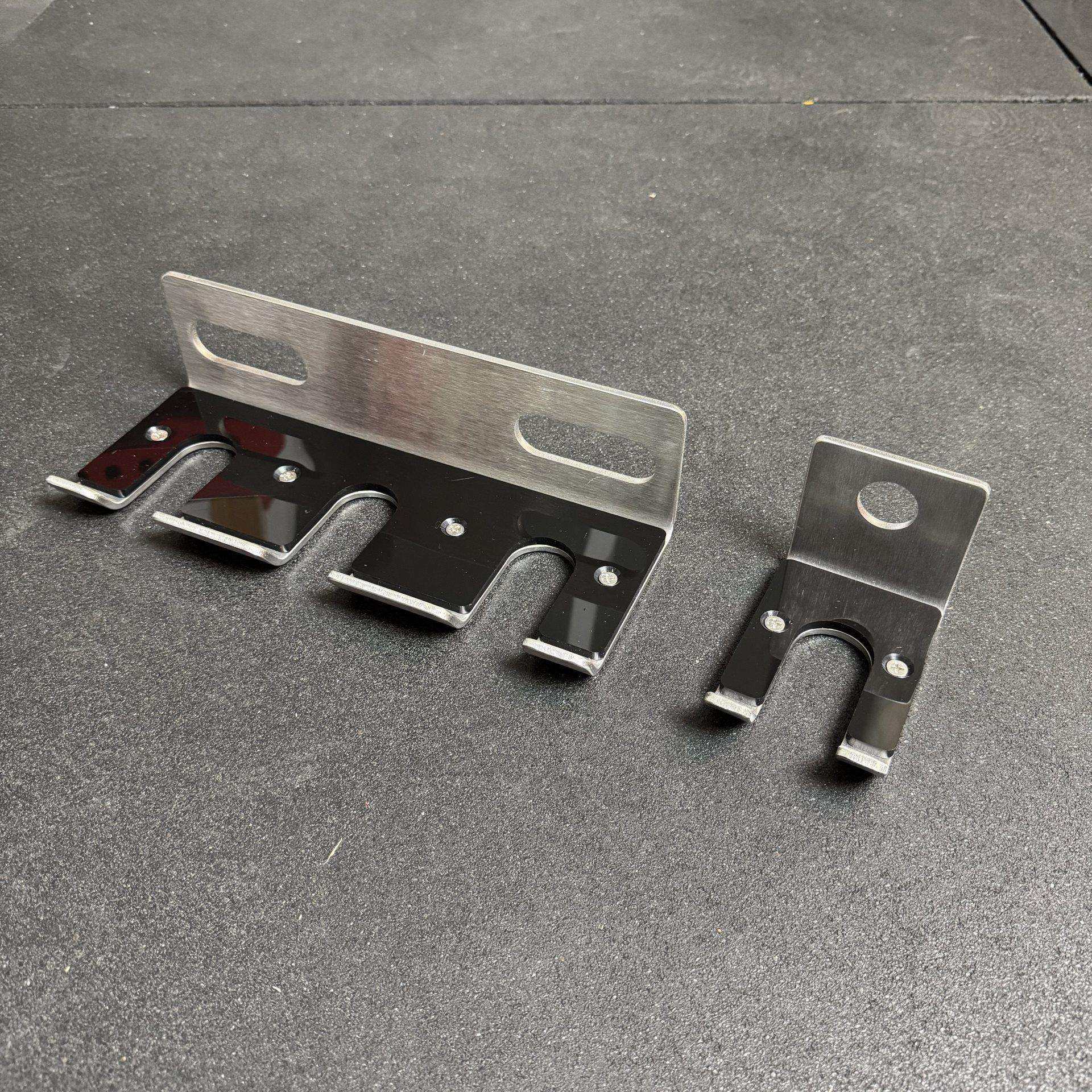 REP深蹲架配件杠铃杆奥杆挂架三孔挂杆304不锈钢材质75方管26孔径