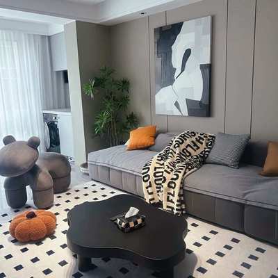 新款云朵茶几家用客厅北欧简约现代小户型异形茶桌奶油风网红桌子