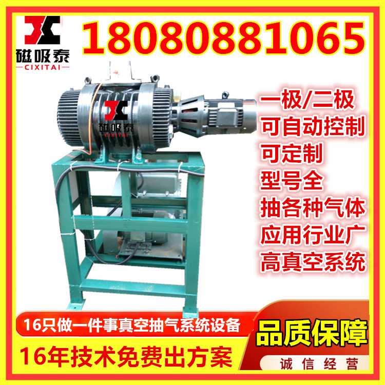 旋片泵真空机组电镀光源产品抽真空泵机组旋片真空泵罗茨泵