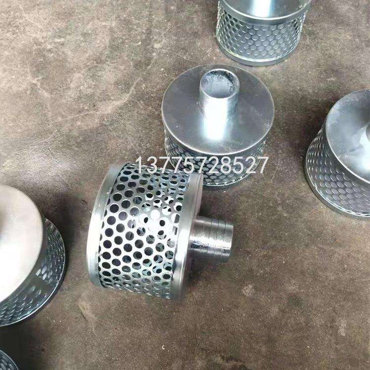 防汛排涝移动泵车吸水管滤水器滤网6寸DN150mm 8寸DN200