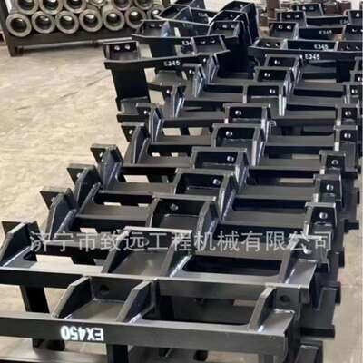 临工E挖掘机6375 6400 6460 6600 6700 护链架引导轮前叉 ，护链