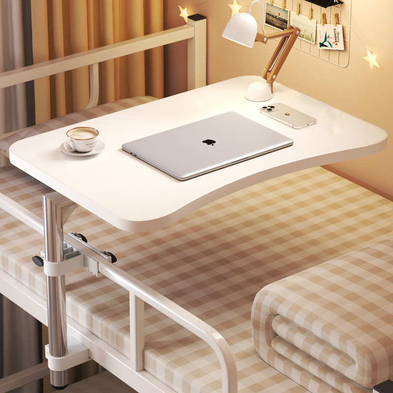 寝室宿舍床上桌侧边可旋转大学生宿舍上铺小书桌笔记本电脑桌可升