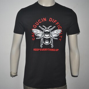 短袖 夏潮牌舒适半袖 圆领T恤衫 绣花绣珠t恤 体恤1870 时尚 CA男装