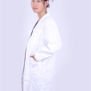 秋冬全棉蓝白大褂长袖男女纯棉加厚仓库工作服搬运服长外套劳保服