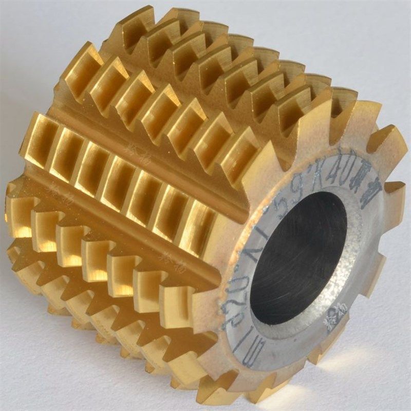 供应高硬度超耐磨精密型整体硬质合金带涂层小模数齿轮滚刀