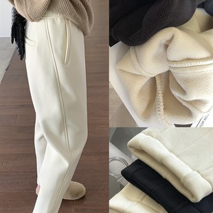 女冬季 小脚裤 棉裤 柔软保暖萝卜裤 宽松显瘦哈伦裤 加绒加厚休闲卫裤