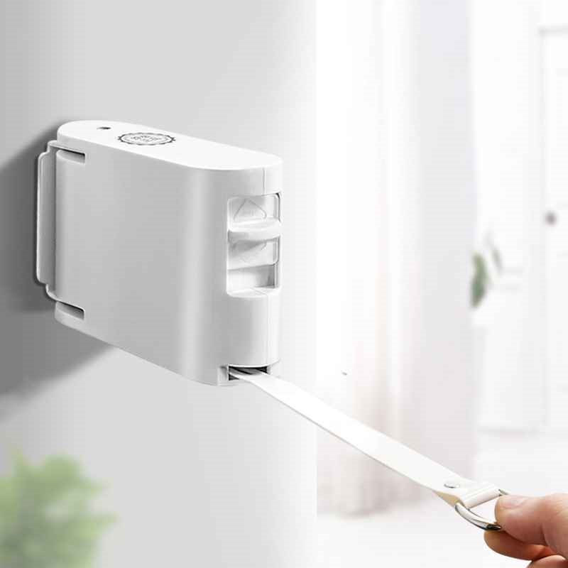 隐形晾衣绳伸缩免打孔室内酒店阳台浴室可收缩挂晒晾衣架