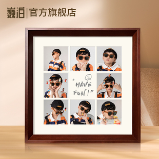 儿童记录纪念相框证件照成长照片相册挂墙摆台照片冲印打印