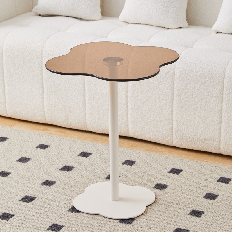 家用阳台休闲咖啡桌客厅可移动沙发小边几卧室床头简约床头柜