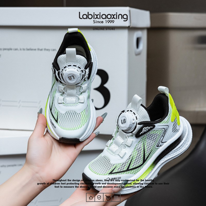 儿童网面运动鞋透气男童鞋子2025夏季新款女童网鞋轻便学生跑步鞋