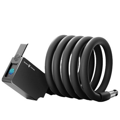 指纹锁智能蓝牙钢缆锁自行车锁山地车锁防盗锁便携式智能单车锁